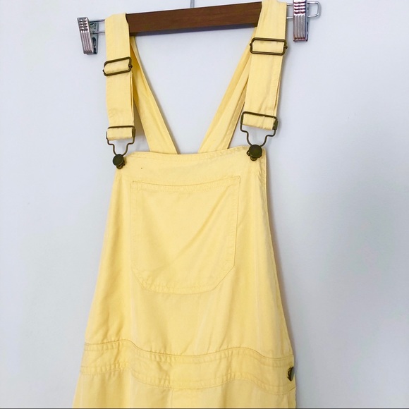 SOLD- Yellow Overalls Coveralls - Picture 3 of 9